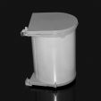 Bella Group Australia Big White Cabinet Waste Bin 30 Litres